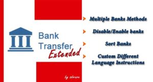 Bank Transfer Extended for OpenCart